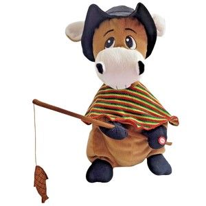 Kids Of America Fishin Donkey Plush Animated Donkey Sings Fishin Blues 2008